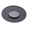 Halo Recessed TL43R2GGBBB 2" Round Lens Pinhole Trim, Diffuse Clear Shielding, German Bronze Flange, Black Lens Frame