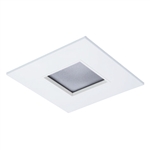 Halo Recessed TL44S2GMWWB 2" Square Lens Pinhole, White Flange, White Trim