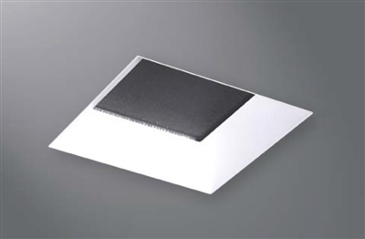 Halo Recessed TLS3R2GMWRL 3.25" Aperture Conical Reflector, Open, Rimless Trim, Micro-Prismatic Lens, Matte White Reflector and Flange