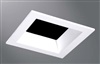 Halo Recessed TLS3RBN 3.25" Aperture Square Reflector, Open, Self-Flanged Trim, Brushed Nickel Reflector and Flange