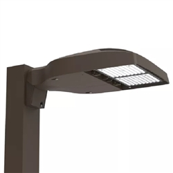 Hubbell Outdoor Lighting ASL1-100-4W-ASQU 100W Airo Micro Strike, 160 LEDs, 4000K Color Temperature, 70 CRI, 120-277V, 12000 Lumens, Universal Arm Mounting, Dark Bronze Matte Textured