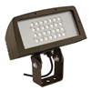 Hubbell Outdoor Lighting FLL-150-4K-U-K 150W LED Yoke Mount Floodlight, 120-277V, Wide Beam Spread, 14665 Lumens, 4000K Bronze Finish