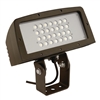 Hubbell Outdoor Lighting FLL-150-5K-U-K 150W LED Yoke Mount Floodlight, 120-277V, Wide Beam Spread, 14665 Lumens, Bronze Finish