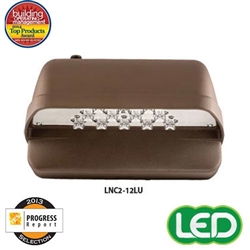 Hubbell Outdoor Lighting LNC2-12LU-5K-3-1 Laredo 29W 12 LEDs Compact Wallpack, Full Cut Off, 120-277V, 5000K, Type III, Bronze Finish