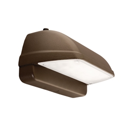 Hubbell Outdoor Lighting LNC2-12LU-5K-3-DB-PCU Laredo 29W 12 LEDs Compact Wallpack, Full Cut Off, 5000K, Type III, Photocontrol, Dark Bronze Texture Finish