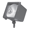 Hubbell Outdoor Lighting MIC-0100H-358 100W Microliter Floodlight, High Power Factor, Pulse Start Metal Halide, 5 (86Â°) x 4 (62Â°) Photometry, 120/208/240/277V,  Bronze Finish