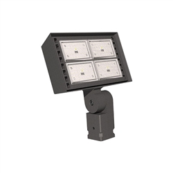 Hubbell Outdoor Lighting RFL4-120-4K 124W LED Landscape Floodlight, 120-277V, 15119 Lumens, Dark Bronze