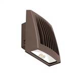 Hubbell Outdoor Lighting SG1-20-4K 21W Slender LED Wallpack, 4000K, 120-277V, 2310 Lumens, Dark Bonze Finish