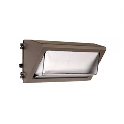 Hubbell Outdoor Lighting WGH3-LSCS 80-120W LED Glass Wallpack, 120-277V, 9800-17,150 Lumens, 4000K/5000K, Bronze Finish