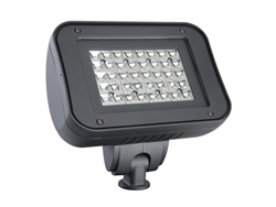 Invue VFS-K-B40-5-LED-E1-MST-BZ Vision Flood Small LED Light, Knuckle Mount, 40 LEDs at 350mA, 120-277V, Medium Symmetrical Rectangular Distribution, Bronze