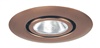 Juno Recessed Lighting 10-ABZ (10 BRZ) 4" Line Voltage Flush Gimbal Ring Trim, Aged Bronze Trim