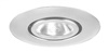 Juno Recessed Lighting 10-SC (10 SC) 4" Line Voltage Flush Gimbal Ring Trim, Satin Chrome Trim