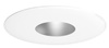 Juno Recessed Lighting 13-WH (13 WH) 4" Line Voltage Pinhole with Integral Shield Trim, White Trim