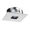 Juno Recessed Lighting 13SQ-WH (13SQ WH) 4" Line Voltage, LED and Fluorescent Square Downlight Pinhole Trim, White Trim