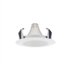 Juno Recessed Lighting 17HYP2-W-WH (17HYP2 WWH) 4" LED Hyperbolic Reflector Trim, White Cone, White Trim Ring