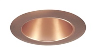 Juno Recessed Lighting 17WHZ-ABZ (17 WHZBRZ) 4" Line Voltage Reflector Downlight Trim, Wheat Haze Reflector, Age Bronze Trim