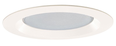 Juno Recessed Lighting 20-WH (20 WH) 6" LED, Line Voltage, Albalite Trim with Torsion Springs, White Trim
