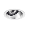 Juno Aculux Recessed Lighting 2001HZ-FM (2AC CD FM WET) 2" LED Round Adjustable Angle Cut Lensed Cone, Haze Specular Flush Mount Trim