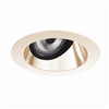 Juno Aculux Recessed Lighting 2001WHZ-SF (2AC WTD SF WET) 2" LED Round Adjustable Angle Cut Lensed Cone, Wheat Haze Specular Self Flanged Trim