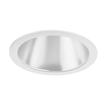 Juno Aculux Recessed Lighting 2002C-FM 2" LED, Low Voltage Round Lensed Downlight, Clear Specular Flush Mount Trim