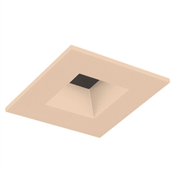 Juno Aculux Recessed Lighting 2002SQWHZ-SF 2" LED Square Reflector, Lensed, Wheat aze Self Flanged Trim