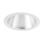 Juno Aculux Recessed Lighting 2007C-FM 2007C-FM 2" LED Round Parabolic Downlight Clear Specular Flush Mount Trim