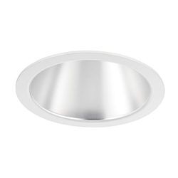 Juno Aculux Recessed Lighting 2007C-FM 2007C-FM 2" LED Round Parabolic Downlight Clear Specular Flush Mount Trim