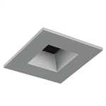 Juno Aculux Recessed Lighting 2007SQHZ-SF 2" LED Square Parabolic Downlight Reflector, Self Flanged Haze Trim