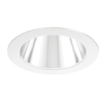 Juno Aculux Recessed Lighting 2007W-SF 2007W-SF 2" LED Round Parabolic Downlight White Specular Self Flanged Trim