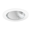 Juno Aculux Recessed Lighting 2009C-SFWH (2WW CS WHSF) 2009C-SFWH 2" LED Round Architectural Wall Wash Cone, Clear Specular Self Flanged White Trim