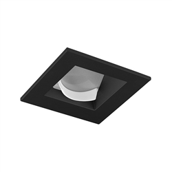 Juno Aculux Recessed Lighting 2009SQBHZ-FM 2" LED Square Architectural Wall Wash, Black Haze Flush Mount Trim