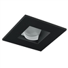 Juno Aculux Recessed Lighting 2009SQBHZ-SF 2" LED Square Architectural Wall Wash, Black Haze Self Flanged Trim