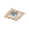 Juno Aculux Recessed Lighting 2009SQWHZ-FM 2" LED Square Architectural Wall Wash, Wheat Haze Flush Mount Trim