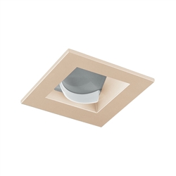 Juno Aculux Recessed Lighting 2009SQWHZ-FM 2" LED Square Architectural Wall Wash, Wheat Haze Flush Mount Trim