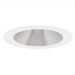 Juno Aculux Recessed Lighting 2017HZ-SFWH 2017HZ-SFWH 2" LED Round Hyperbolic Downlight, Haze Specular Self Flanged White Trim