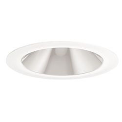 Juno Aculux Recessed Lighting 2017W-SF 2017W-SF 2" LED Round Hyperbolic Downlight, White Specular Self Flanged Trim