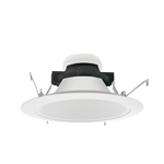 Juno Recessed Lighting 204HYP2-W-WH (204HYP2 WWH) 5" LED Hyperbolic Reflector Trim, White Cone, White Trim Ring