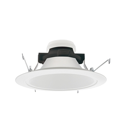 Juno Recessed Lighting 204HYP2-W-WH (204HYP2 WWH) 5" LED Hyperbolic Reflector Trim, White Cone, White Trim Ring