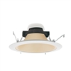 Juno Recessed Lighting 204HYP2-WHZ-WH (204HYP2 WHZWH) 5" LED Hyperbolic Reflector Trim, Wheat Haze Cone, White Trim Ring