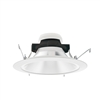 Juno Recessed Lighting 204HYP3-HZ-WH (204HYP3 HZWH) 5" LED Hyperbolic Reflector Trim, Haze Cone, White Trim Ring