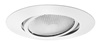 Juno Recessed Lighting 209N-WH (209N WH) 5" Line Voltage Adjustable Gimbal Ring with Flat Trim, White Trim