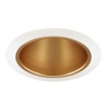 Juno Recessed Lighting 216WHZ-WH (216 WHZWH) 5" Line Voltage, Compact Fluorescent Enclosed Cone Reflector Trim, Wheat Haze Reflector, White Trim