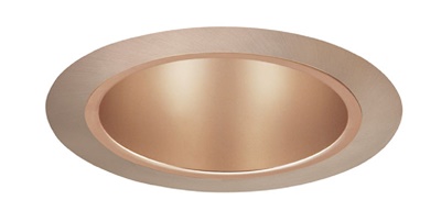 Juno Recessed Lighting 219WHZ-ABZ (219 WHZABZ) 5" Compact Fluorescent, Cone Reflector Trim, Wheat Haze Reflector, Aged Bronze Trim