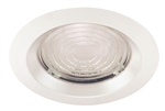 Juno Recessed Lighting 22-WH (22 WH) 6" LED, Line Voltage, Fluorescent, Fresnel Trim, White Trim