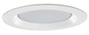 Juno Recessed Lighting 220-PW (220 PW) 6" Fluorescent, Albalite Lens with Reflector Trim, Plastic White Trim