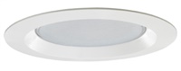 Juno Recessed Lighting 220-PW (220 PW) 6" Fluorescent, Albalite Lens with Reflector Trim, Plastic White Trim