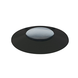 Juno Aculux Recessed Lighting 2302BHZ-BL-FM 2" Round Regressed Beveled LED, Low Voltage Flush Mount Pinhole Lensed, Black Trim