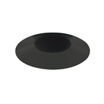 Juno Aculux Recessed Lighting 2307BHZ-BL-FM 2" Round Regressed Beveled Flush Mount Pinhole, Black Trim