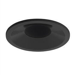 Juno Aculux Recessed Lighting 2307BHZ-BL-SF 2" Round Regressed Beveled Self Flanged Pinhole, Black Trim