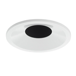 Juno Aculux Recessed Lighting 2307BHZ-WH-SF 2" Round Regressed Beveled Self Flanged Pinhole, White Trim